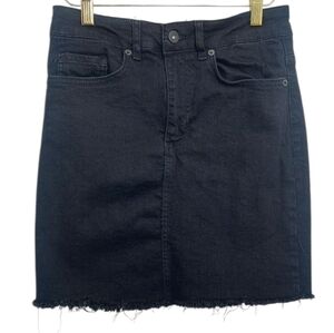 Nasty Gal Women's Size 2 Skirt Black Pencil Demin